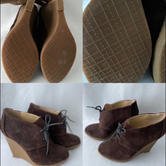 Enzo Angiolini Size 7 1/2M Brown Ankle Bootie. - Picture 7 of 8